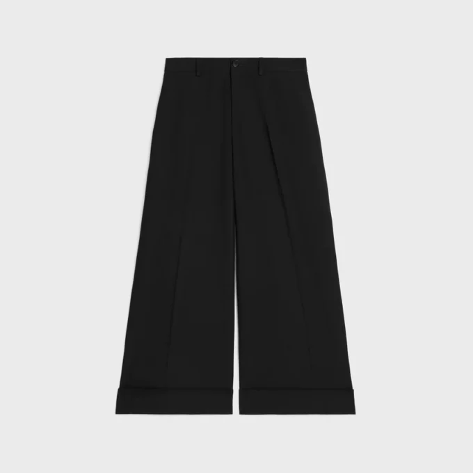 Docks Trousers in Wool Gabardine Docks Trousers in Wool Gabardine