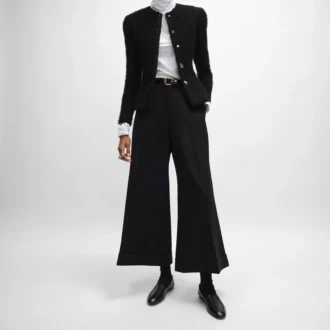 Docks Trousers in Wool Gabardine