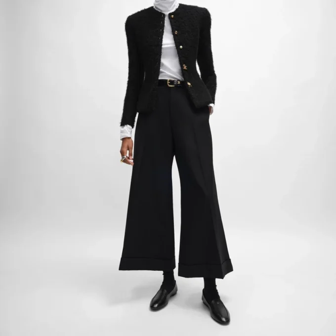 Docks Trousers in Wool Gabardine Docks Trousers in Wool Gabardine