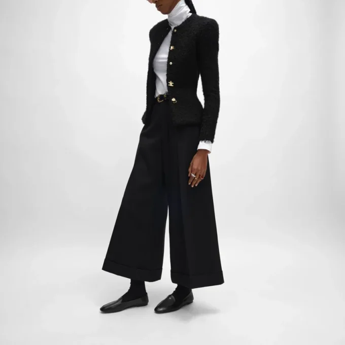 Docks Trousers in Wool Gabardine Docks Trousers in Wool Gabardine