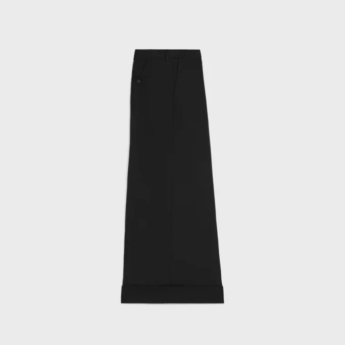 Docks Trousers in Wool Gabardine Docks Trousers in Wool Gabardine