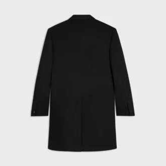 Double-Breasted Coat in Wool Cloth