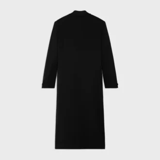 Double-Breasted Coat in Wool Cloth