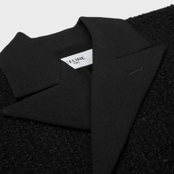 Double-Breasted Coat in Wool Natta