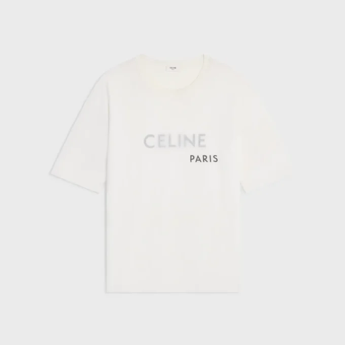 Double Layered T-Shirt in Fine Cotton Jersey Double Layered T-Shirt in Fine Cotton Jersey