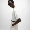Double Layered T-Shirt in Fine Cotton Jersey Double Layered T-Shirt in Fine Cotton Jersey