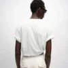 Double Layered T-Shirt in Fine Cotton Jersey Double Layered T-Shirt in Fine Cotton Jersey