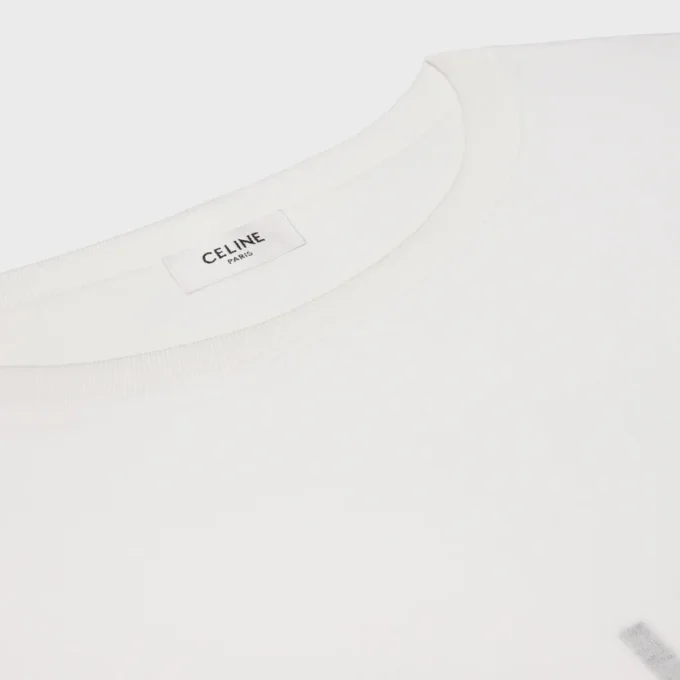 Double Layered T-Shirt in Fine Cotton Jersey Double Layered T-Shirt in Fine Cotton Jersey