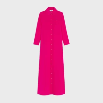 Dress in Acetate Silk Crepe
