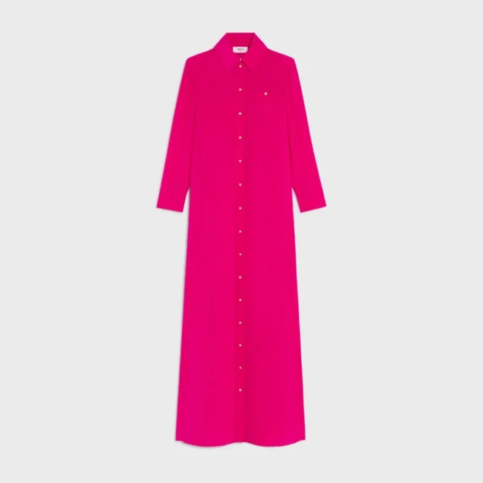 Dress in Acetate Silk Crepe Dress in Acetate Silk Crepe
