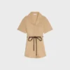 Dress in Cotton and Silk Twill Dress in Cotton and Silk Twill