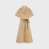 Dress in Cotton and Silk Twill Dress in Cotton and Silk Twill
