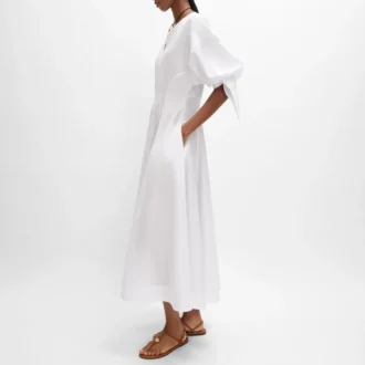 Dress in Cotton Poplin