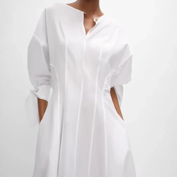 Dress in Cotton Poplin Dress in Cotton Poplin