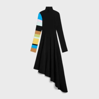 Dress in Double-Face Viscose
