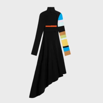 Dress in Double-Face Viscose