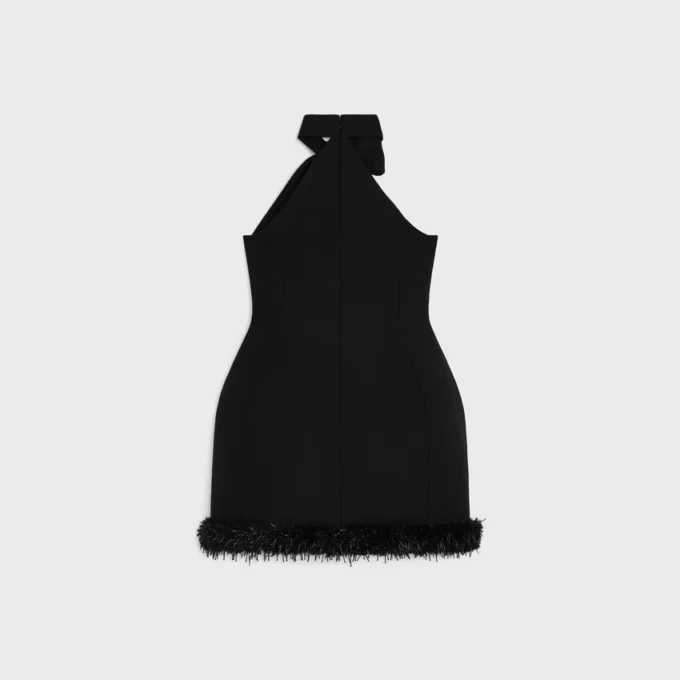 Dress in Tricotine Wool Dress in Tricotine Wool