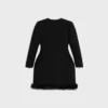 Dress in Tricotine Wool Dress in Tricotine Wool