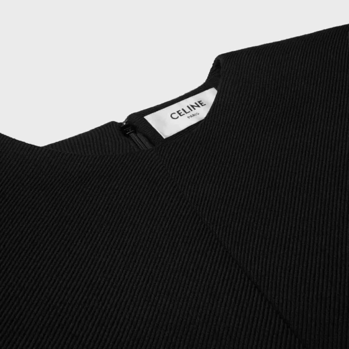 Dress in Tricotine Wool Dress in Tricotine Wool