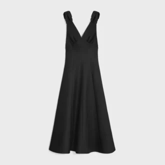 Dress in Wool and Silk Cady