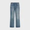 Dylan Flared Jeans with Signature in Cotton Denim