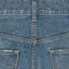 Dylan Flared Jeans with Signature in Cotton Denim