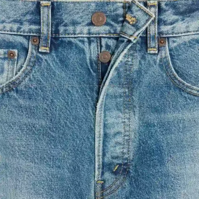Embroidered Boyfriend Jeans 001 in Cotton Denim Embroidered Boyfriend Jeans 001 in Cotton Denim