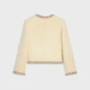 Embroidered Chelsea Jacket in Silk Natta Embroidered Chelsea Jacket in Silk Natta