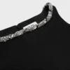 Embroidered Dress in Double Wool Crepe Embroidered Dress in Double Wool Crepe
