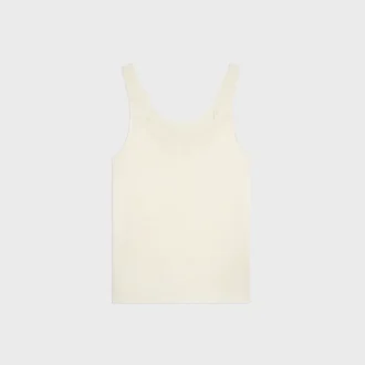 Embroidered Top in Silk Satin