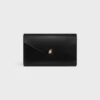 Envelope Wallet on Chain in Shiny Calfskin