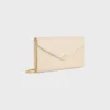 Envelope Wallet on Chain in Shiny Calfskin