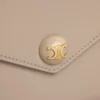Envelope Wallet on Chain in Shiny Calfskin