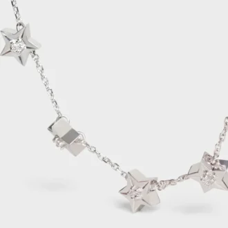 Etoile Celine Multi Stars Bracelet in White Gold and Diamonds Etoile Celine Multi Stars Bracelet in White Gold and Diamonds