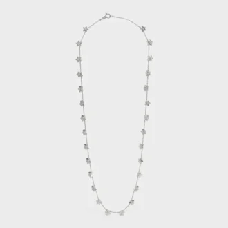 Etoile Celine Multi Stars Necklace in White Gold and Diamonds Etoile Celine Multi Stars Necklace in White Gold and Diamonds
