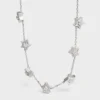 Etoile Celine Multi Stars Necklace in White Gold and Diamonds Etoile Celine Multi Stars Necklace in White Gold and Diamonds