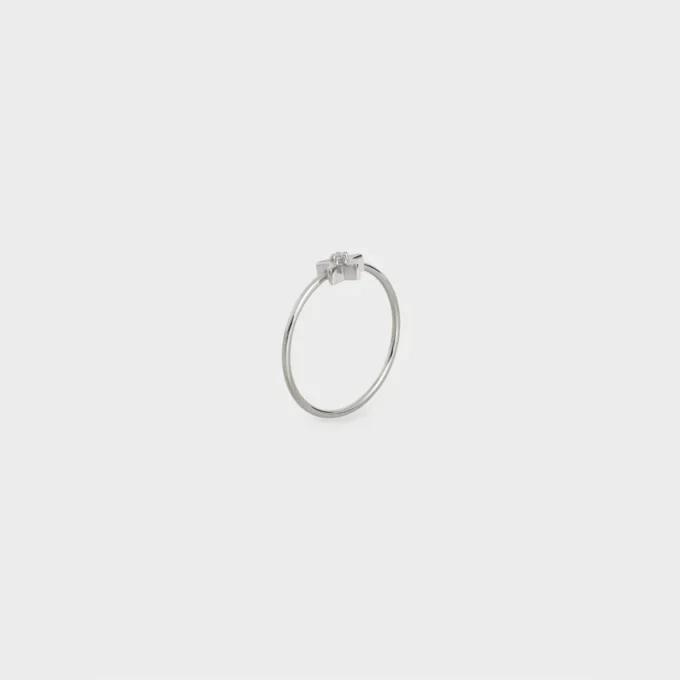 Etoile Celine Ring in White Gold and Diamond