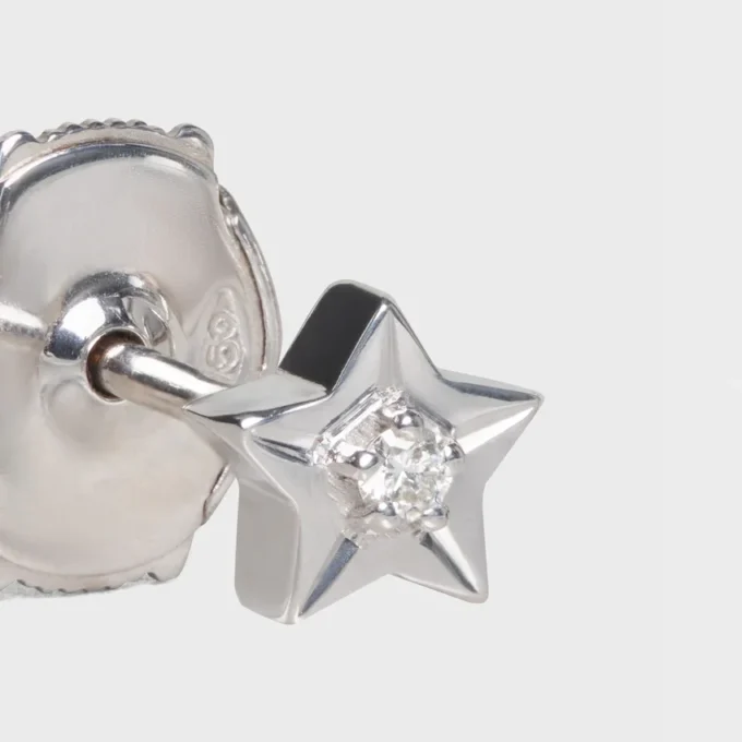 Etoile Celine Studs in White Gold and Diamonds Etoile Celine Studs in White Gold and Diamonds
