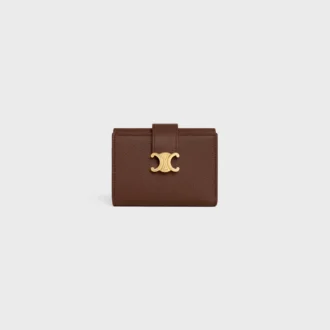 Fine Strap Wallet Nino in Supple Grained Calfskin