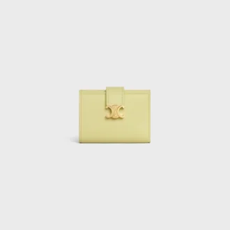 Fine Strap Wallet Nino in Supple Grained Calfskin