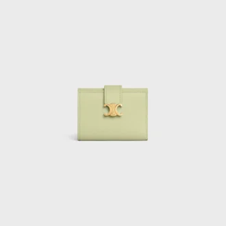 Fine Strap Wallet Nino in Supple Grained Calfskin