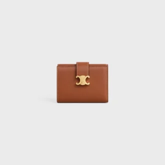 Fine Strap Wallet Nino in Supple Grained Calfskin