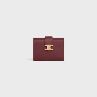 Fine Strap Wallet Nino in Supple Grained Calfskin