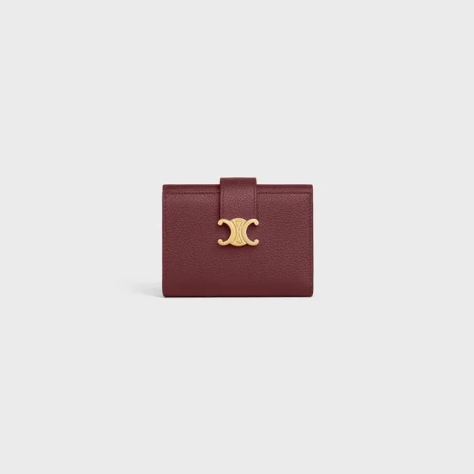 Fine Strap Wallet Nino in Supple Grained Calfskin Fine Strap Wallet Nino in Supple Grained Calfskin