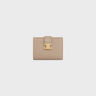 Fine Strap Wallet Nino in Supple Grained Calfskin