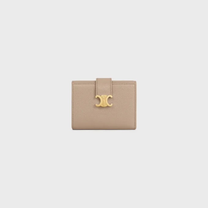 Fine Strap Wallet Nino in Supple Grained Calfskin Fine Strap Wallet Nino in Supple Grained Calfskin