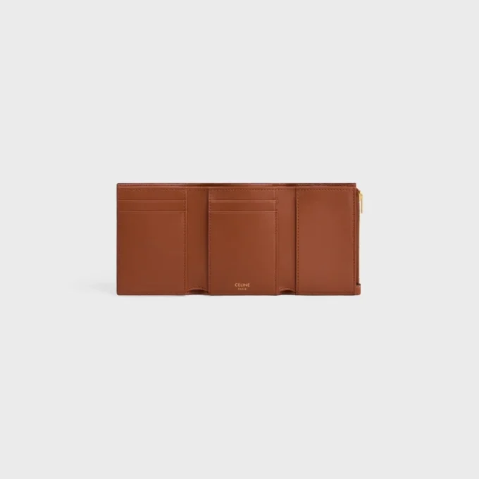 Fine Strap Wallet Nino in Supple Grained Calfskin