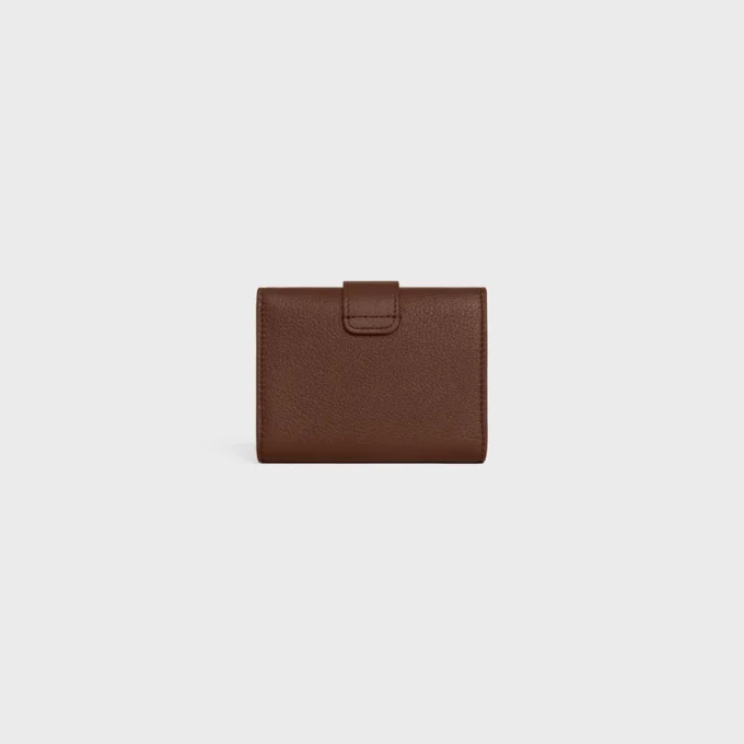 Fine Strap Wallet Nino in Supple Grained Calfskin