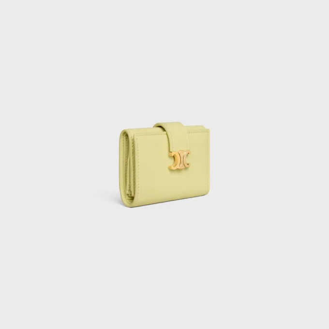 Fine Strap Wallet Nino in Supple Grained Calfskin