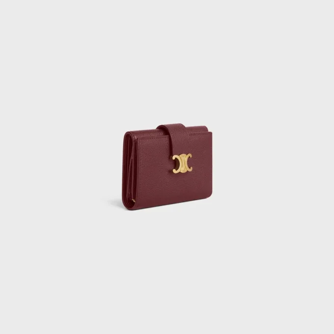 Fine Strap Wallet Nino in Supple Grained Calfskin Fine Strap Wallet Nino in Supple Grained Calfskin